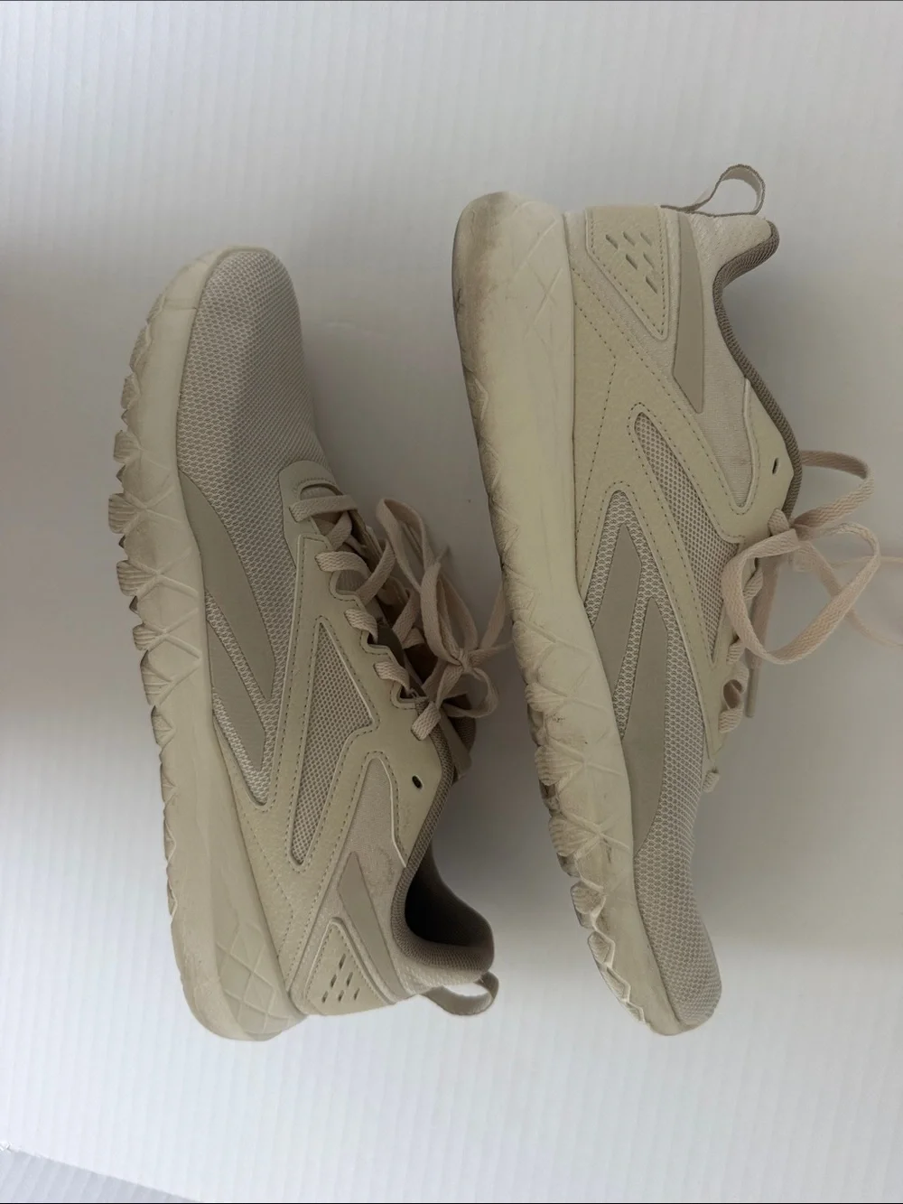Reebok Men’s Sneakers in Cream and Light Tan size 10.5